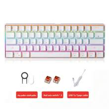 MUCAI MK61 USB C Connection Game Esports 61 Key Mechanical Keyboard