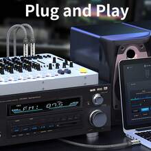 Riksoin Cáp chia 3,5mm 1/8" TRS sang 2 X 6,35mm 1/4"  Mono Y Cáp chia 2 FT Tương thích với Điện thoại, Máy tính xách tay, Đầu CD, Bộ khuếch đại công suất, Bộ trộn, Hệ thống âm thanh nổi tại nhà - Xám - Xem 4