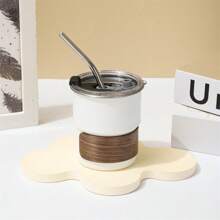 10oz New Fashion Outdoor Camping Tumbler Single Layer Step Cup Water Mug Tea Coffee Cup With Lid And Straw Portable Handhold Cup, 1pc, ,Ornamental,Reusable,Multi-Functional,Easy To Clean,Stylish,Exquisite,High-Quality,Custom,Personalized,Unique,Ideal Gifts For Him,Ideal Gifts For Her,Her,Boyfriend,Girlfriend,Dad,Mom,Family,Friends,Son,Daughter,School Students,Workers,Kids,Office,Tea Room,School,Home