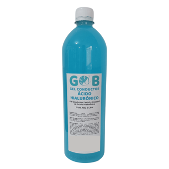 Gel Conductor Ácido Hialurónico - GO3B - 1 litro - Facial/Corporal - Aparatología