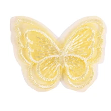 10pcs/50pcs Cute Double Layer Embroidered Butterfly DIY Jewelry Accessories, Lace Butterfly Trims For Clothing, Headdress Supplies, Wedding Dress, Cake Decor - Multicolor - View 15