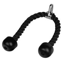 Yangfit Triceps Pulldown Rope Crossover Exercises Bodybuilding - 黑色 - 查看 1