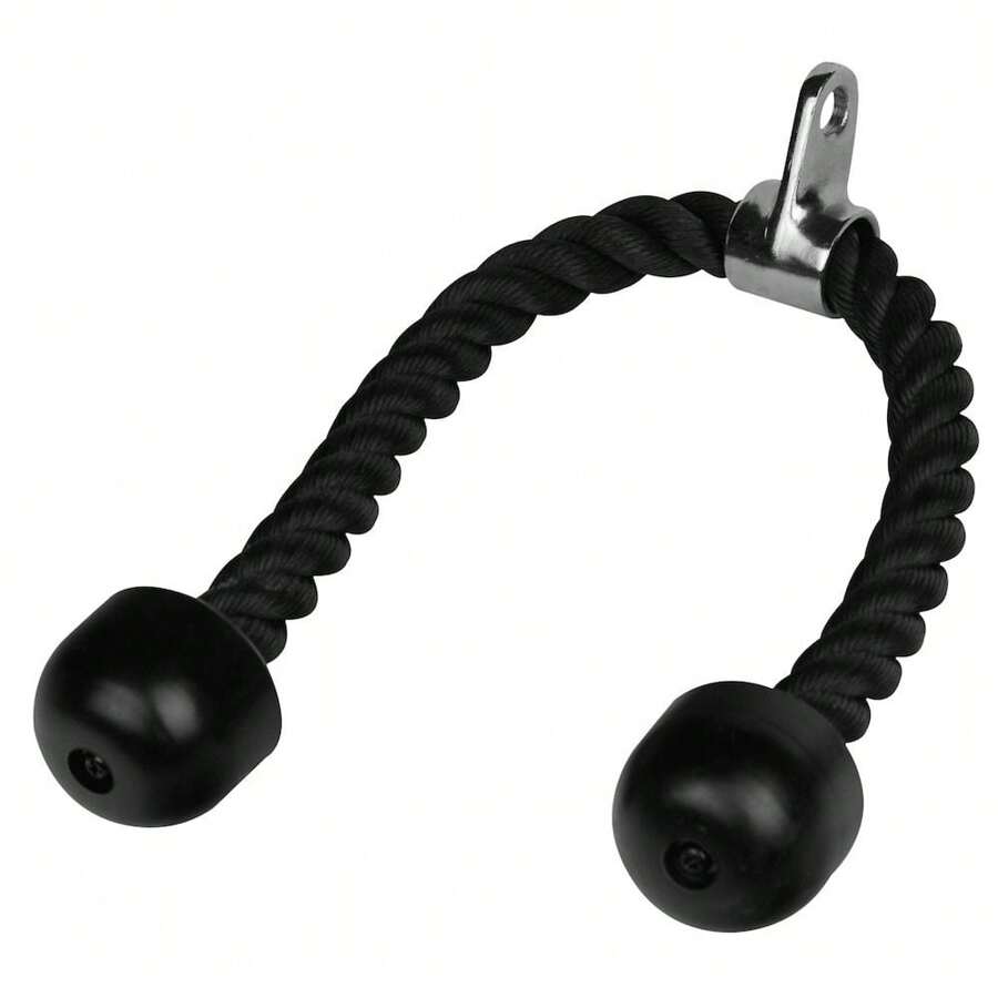 Yangfit Triceps Pulldown Rope Crossover Exercises Bodybuilding - 黑色 - 查看 1