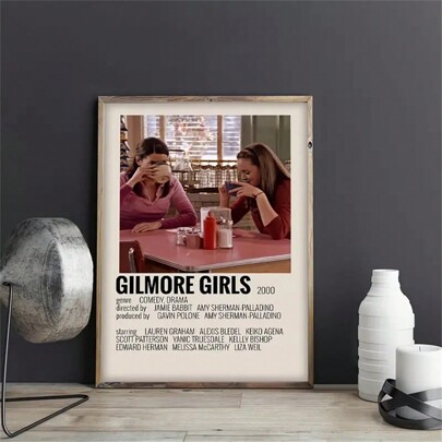 1pc Unframed Vintage Canvas Poster - High-Quality Canvas Wall Art, Unique Artwork Wall Painting For Perfect Gift, Cozy Bedroom, Modern Office, Chic Living Room, Cafe, Stylish Bar, Wall Decor, Home And Dormitory Decoration