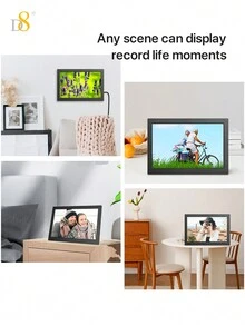 1 khung ảnh kỹ thuật số D8, quà tặng Giáng sinh, quà tặng sinh nhật, quà tặng tiệc Chụp ảnh ngay lập tức Chia sẻ từ xa, Nhập / Xuất Wifi, Màn hình cảm biến trọng lực Đa chạm, Bất kỳ cảnh nào cũng có thể hiển thị Ghi lại những khoảnh khắc cuộc sống, Tích hợp dung lượng lớn 16G Lưu trữ nhiều ảnh miễn phí với Frameo Hỗ trợ thẻ TF 32G để đáp ứng nhu cầu lưu trữ ảnh hàng ngày và giúp việc lưu trữ trở nên tùy ý hơn - màu đen - Xem 9