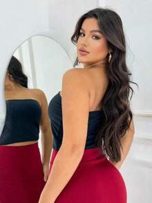 4 PIECE KIT WOMEN'S STRAP-OFF TUBE TOP SUPLEX LIGHT DOUBLE LINING SUMMER FASHION - Multicolor - View 3