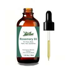 30ml Rosemary Hair Elixir Oil, Nourishing & Smoothing For Dry, Frizzy Hair, Strengthens Hair