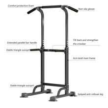 DlandHome Sport Power Tower, Pull-Up Bar Dip Station For Strength Training, Power Tower For Home Gym Fitness, Black - màu đen - Xem 8