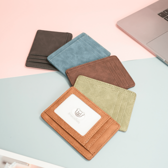 1pc Credit Card Holder Wallet, Bank ID Card Holder Case, Double-Sided Card Slots, Multi-Color Options, Chinese New Year, Valentine's Day, Spring/Summer Holiday, Travel Gift