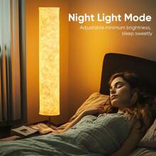 1 Soft Light Floor Lamp, 60 "Minimalist Design, USB Modern Ultra-Thin Warm Light 3000K LED Special Fabric Sunshade Table Lamp, Suitable For Living Room And Bedroom New Year Gifts Valentine's Day Gifts