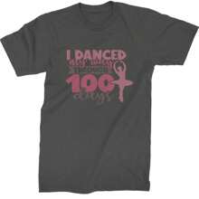 I Danced  Through 100 Days Of School  Mens T-Shirt - 紮染軟糖 - 查看 4