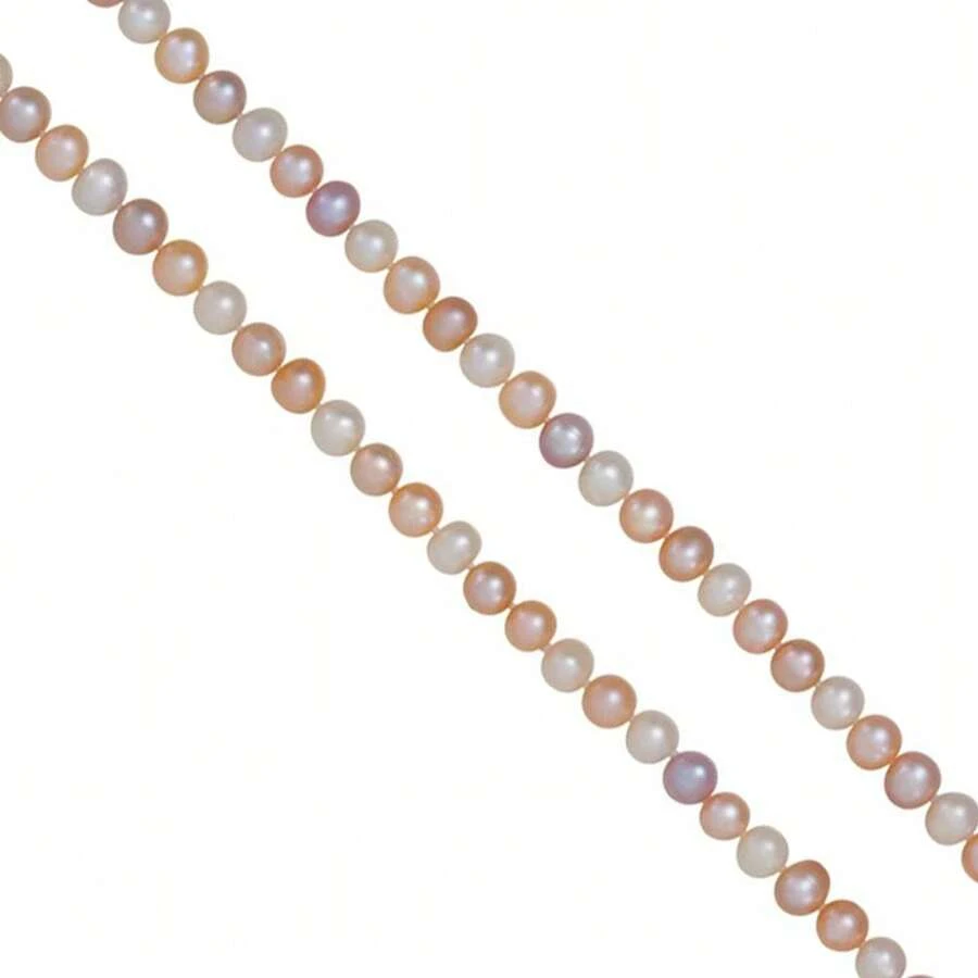 The Black Bow 8-9mm, Multi Colored FW Cultured Pearl Rope Strand Necklace, 72 Inch
