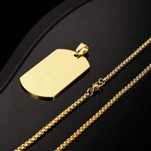 Gepersonaliseerde 18K vergulde roestvrijstalen foto-hondenpenningketting, gepersonaliseerde kleurrijke fotoketting, cadeau voor geliefden, verjaardag/Thanksgiving/Valentijnsdag/Kerstmis