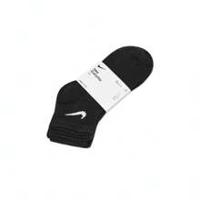 Nike 3双装男女通用低帮EVERYDAY LTWT踝袜，SX7677-100 - 黑色 - 查看 4