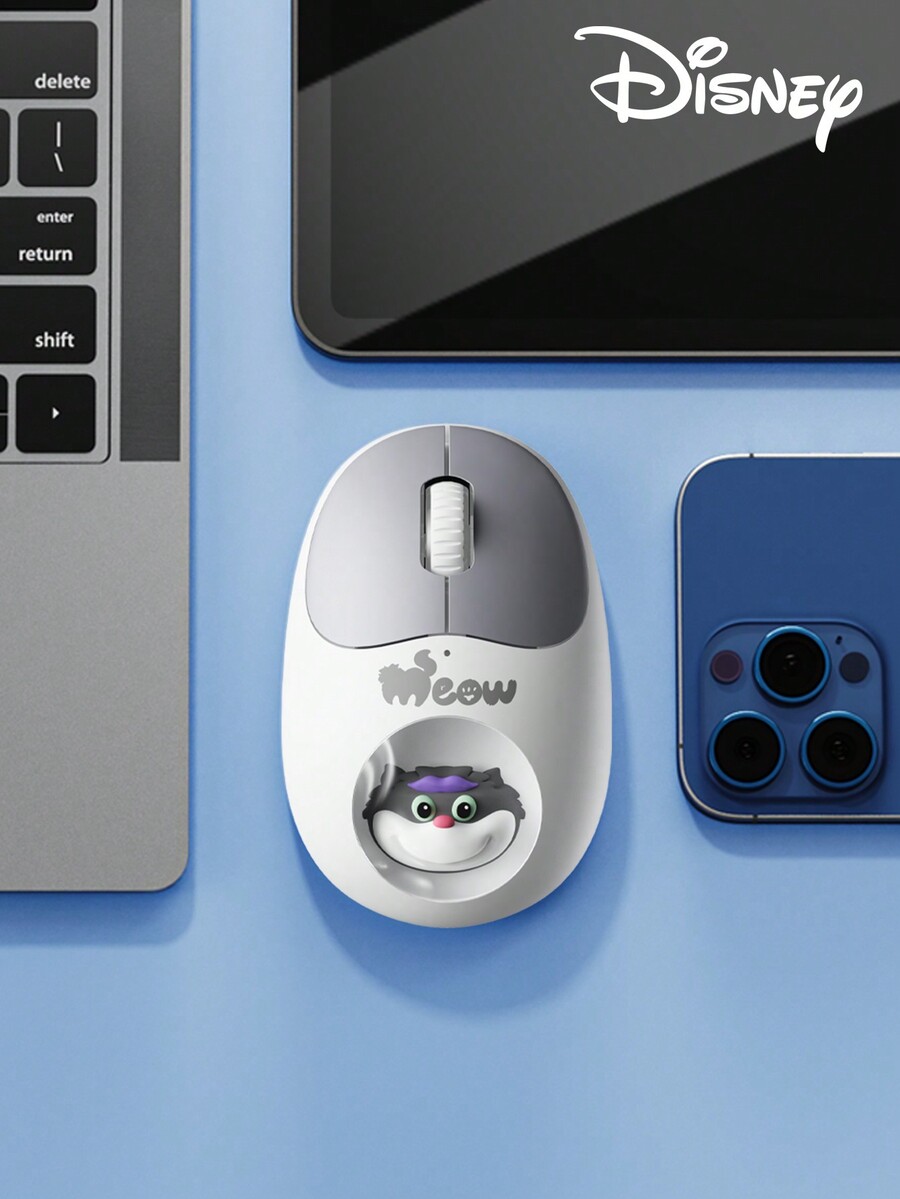 Disney QSMS02 Mouse senza fili a forma di gatto Marie, design carino