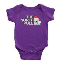 The North Pole Santa Face Infant One-Piece Romper Bodysuit And Toddler T-Shirt - 白色 - 查看 8