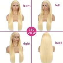 30 Inch 613 Lace Front Wig Human Hair 12A Blonde Wig Human Hair 613 13x6 Lace Front Wig Human Hair For Women 180% Density 613 Straight HD Lace Frontal Wig Wigs Human Hair Pre Plucked