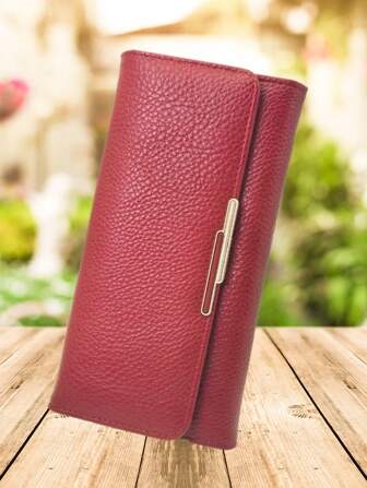 Nytt Kvinnor Mjukt PU Mode Casual Stor Kapacitet Multifunktionell Kopplingskorthållare Mynt För present Bekväm utförande Födelsedag Jul För Kvinnor Plånbok Plånbok Plånbok Lång plånbok