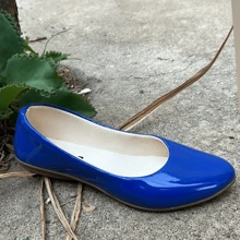 Women's Blue Pen Slippers, Soft And Comfortable - 藍色 - 查看 3