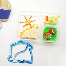 切刀形状套装、儿童午餐三明治切刀、食物切刀、水果切刀、饼干切刀、蔬菜切刀、儿童食物形状切刀、儿童三明治切刀、儿童午餐盒便当盒、儿童午餐切刀、儿童午餐盒配件 - 彩色 - 查看 3