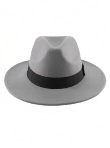 1 件女士时尚高端柔软羊毛毡心形帽，时尚各种链带装饰适用于帽子、软呢帽、草帽、新娘结婚帽、生日派对帽，男女通用 - 彩色 - 查看 13