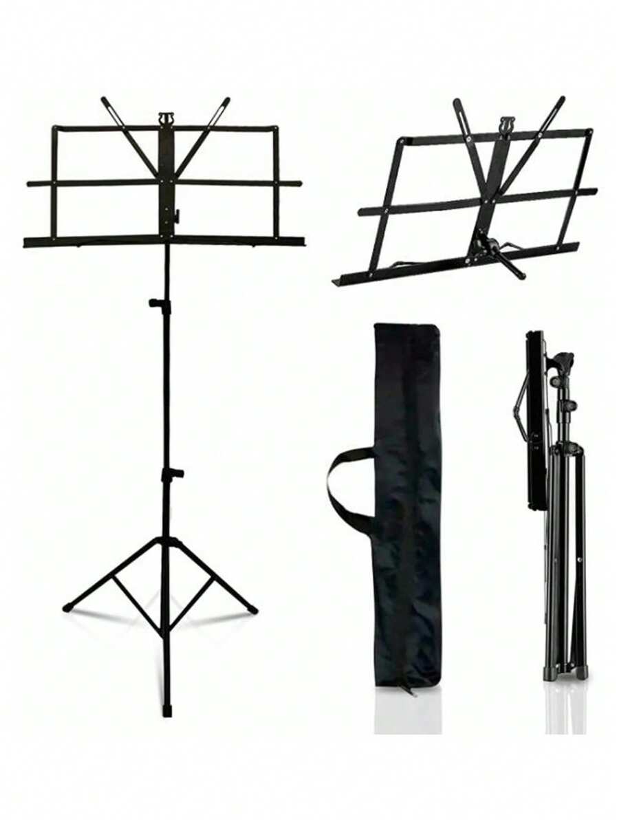 Atril Ajustable Plegable Portátil Para Partituras De Música