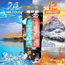 30 Oz Halloween Gnome Iceflow Flip Tumbler Insulated Stainless Tumbler,Halloween Goth Ghost Travel Coffee Cup Water Botter, Witch Goth Decor Halloween Gifts For Women,9.4"*3.5"*2.7",1Pcs - 萬聖節 - 查看 6