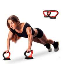 Dumbbell Washer Bar Kettlebell Weights Kit Bodybuilding 6 In 1 - 25kg Yangfit - Đen với đỏ - Xem 9