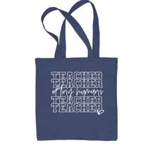 Teacher Of Tiny Humans Shopping Tote Bag - Black - View 4