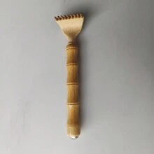 Bamboo Steel Scalp Hair Back Scratching Massage Stick, Adjustable Itching Relief Tool For Elders - Multicolor - View 1