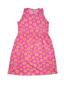 Kit With 3 DRESSES For Girls, Flared, Printed, TANK TOP Model - Đồng - Xem 2