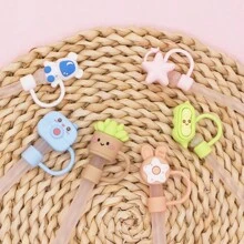 1/13 件硅胶吸管盖与 杯兼容 - 防尘 10 毫米吸管盖 吸管盖适用于 40 盎司玻璃杯和水瓶 - 彩色 - 查看 4