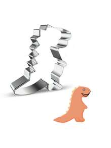 1 khuôn cắt bánh quy hình khủng long hoạt hình Tyrannosaurus Rex Pterosaur bằng thép không gỉ cho bánh DIY, 1 cái - cắt cookie - Xem 11