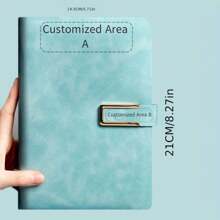 1 cuốn sổ tay da A5 cổ điển có thể tùy chỉnh với bìa khắc laser tên/mặt hàng/môn học, bìa mềm cá nhân hóa và dải đánh dấu trang - Lý tưởng cho các cuộc họp kinh doanh, cuộc sống sinh viên, đồ dùng học tập, cho trường học, cho giáo viên, cho văn phòng, cho cả nam và nữ. - Nhiều màu - Xem 4