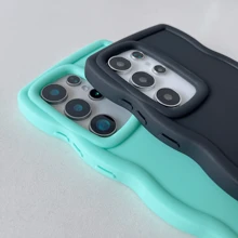 Pink New Macaron Color Wave Shell TPU Soft Shell Mobile Phone Shell DIY Cloth Rope Mobile Phone Lanyard Protective Shell Compatible With Apple Iphone11/12/13/14/ 15Promax, Compatible With Samsung Compatible With Redmi Compatible With OPPO Honor90LITE/X50/KE70E/POCOX6Pro, Compatible With Vivo, Realme8/8P/9I, Compatible With Xiaomi, Compatible With INFINIX, Compatible With TECNO And Other Mobile Phone Compatible With IPhone Cases Protective Case, International Version,  Not The Domestic Version, - Pink - View 11