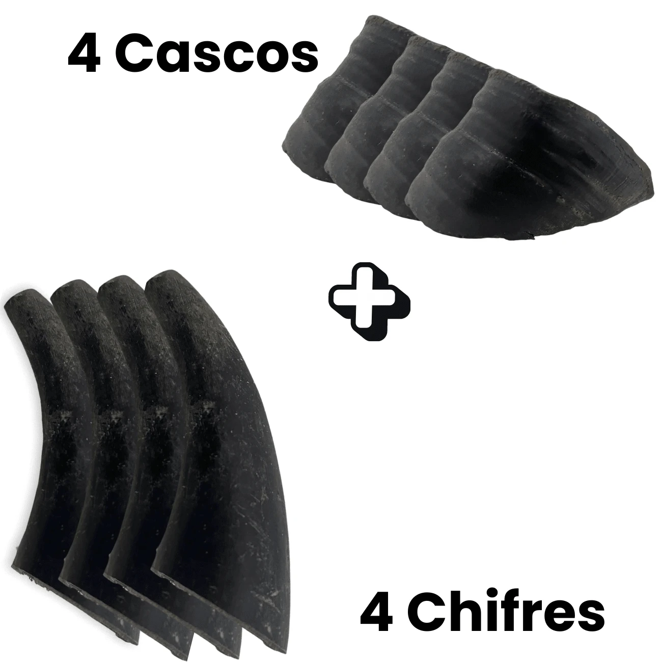 Kit 4 Bovine Hooves + 4 Bovine Horns Dog Chew Toy For Dogs To Chew Pet Snack Promotion SHEIN UK