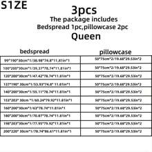 3pcs Floral Printed Washed Bedding Set[1 Fitted Sheet + 2 Pillowcases],No Comforter. [Random Pillowcase Color]. Without Filling. Soft & Comfortable. Suitable For Bedroom, Hotel, Dormitory, School, Homestay.