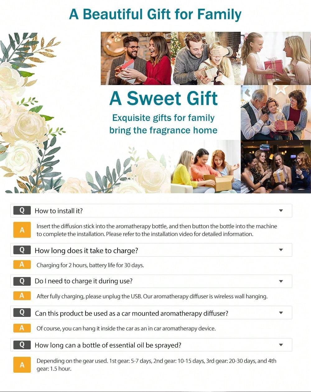 Home Fragrance Aroma Diffuser Scent Machine Bathroom Fresh Air