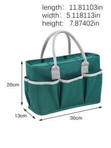 1 geantă de prânz izolată cu mai multe buzunare pentru femei, comerț cu ridicata, capacitate mare, geantă de prânz la modă coreeană - Multicolor - Vizualizare 3