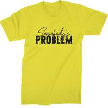 Somebody's Problem Country Music Western Mens T-Shirt - Đỏ - Xem 7