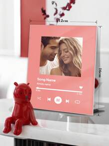 1 件定制音乐牌匾、定制专辑封面、个性化亚克力牌匾、定制情侣歌曲礼物、个性化相框、定制歌曲海报、定制牌匾照片、个性化音乐海报、音乐牌匾印刷、音乐海报印刷、婚礼礼物、周年纪念礼物、乔迁礼物、送给他/男朋友/丈夫的礼物、送给她/女朋友/妻子的礼物、情人节、情人节装饰生日毕业、多功能、可调节、防霉、装饰性、可重复使用、精致、可爱、高品质、现代、多彩、可爱、舒适、时尚、定制、个性化、独特、送给他的理想礼物、送给她的理想礼物、男朋友、女朋友、爸爸、妈妈、家人、朋友、儿子、女儿、学校学生、办公室、茶室、学校、家庭、家庭清新