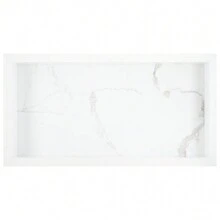 Bathroom Niche In Polished Porcelain With Shampoo Holder 60x31x11cm - Carrara Gioia - 卡拉拉焦亞 - 查看 4