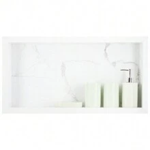 Bathroom Niche In Polished Porcelain With Shampoo Holder 60x31x11cm - Carrara Gioia - 卡拉拉焦亞 - 查看 3