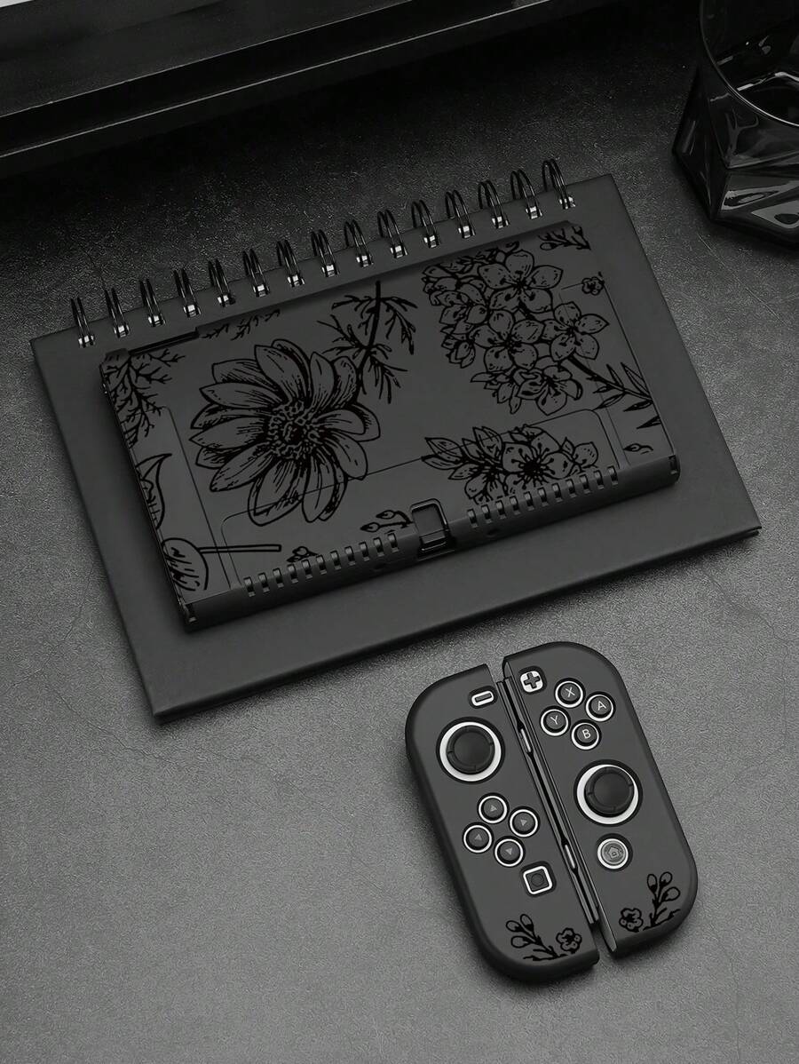 1 个印刷保护套适用于 Switch OLED/Switch NS/Lite、Switch 电池扩展版游戏机配件 - 彩色 - 查看 1