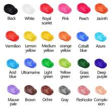 Motarro* 管装丙烯颜料，适合艺术初学者、业余画家、画布、岩石、木材、陶瓷（75 毫升 2.6 盎司）