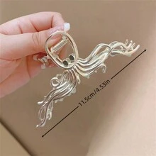 Catching Octopus Hair Clip, Hair Claw, Brain Hair Accessory - Multicolor - View 3