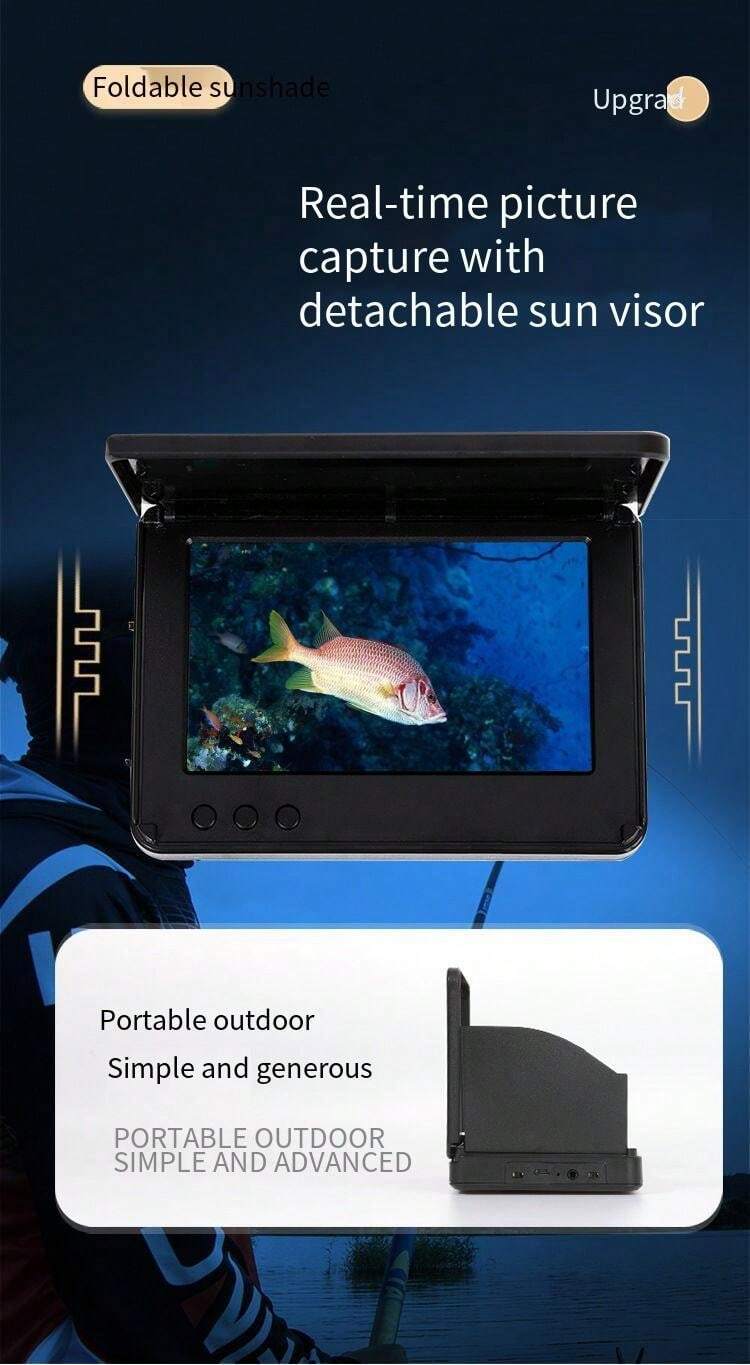 UltraClear Display Screen Waterproof Camera For Underwater Fishing