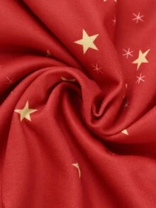 Damen Maxikleid mit langen Ärmeln, Weihnachtsdruck, Kapuze, Herbst/Winter, Langarm Oberteil