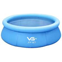 Piscina Inflável Joy Set 2490L Circular 240cm Azul VG Plus - Azul - Visão 3