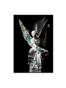 1pc Tượng David thời Phục Hưng của Michelangelo Tranh Canvas Nghệ Thuật Graffiti Tượng Điêu Khắc Thiên Thần Nghệ Thuật Pop Poster Trang Trí Nhà Tranh Treo Tường Không Khung - Nhiều màu - Xem 24